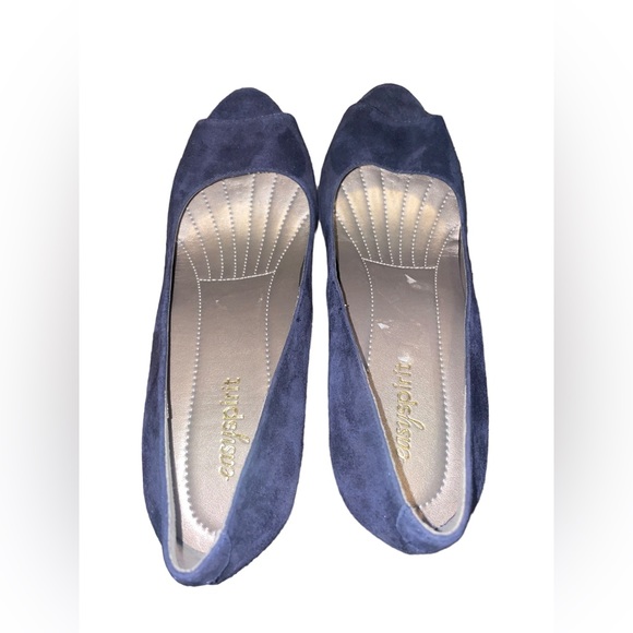 Easyspirit size 8.5 purple suede heels - Picture 5 of 7